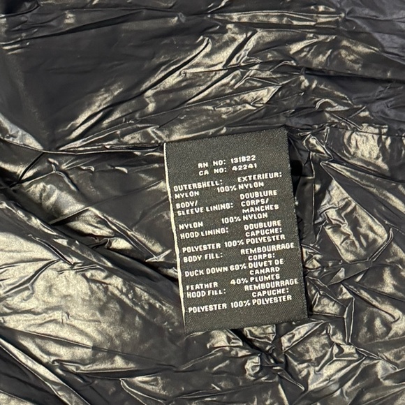 S13 New York Girls Down Winter Jacket with Detachable Hood  Size 8 - Picture 6 of 9